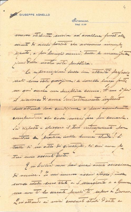 Lettera di Giuseppe Agnello a Giovanni Ansaldo, 18-04-1940 (3)